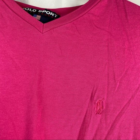 Vintage Neon Pink Polo Sport By Ralph Lauren - Picture 3 of 5
